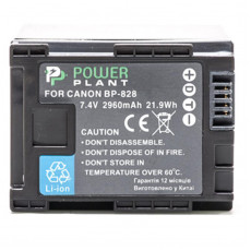 Акумулятор PowerPlant Canon BP-828 Chip 2960mAh (DV00DV1372)