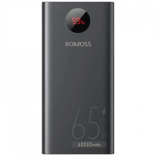 Універсальна мобільна батарея Romoss PEA40S Pro 40000mAh 65W Black (PEA40-382-2131H)