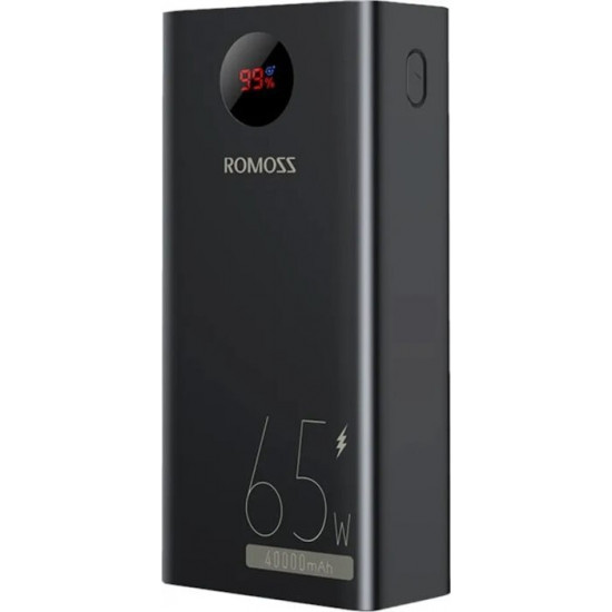 Універсальна мобільна батарея Romoss PEA40S Pro 40000mAh 65W Black (PEA40-382-2131H)