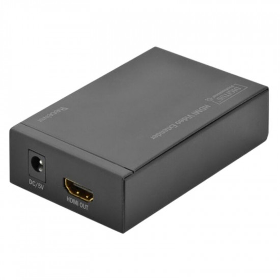 Подовжувач відеосигналу Digitus HDMI Receiver CAT 5/IP, 120 м, Black (DS-55121)