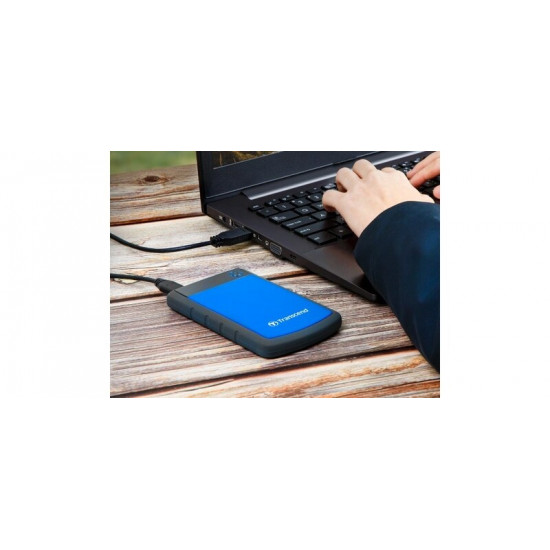 Зовнішній жорсткий диск 2.5" USB 2.0TB Transcend StoreJet (TS2TSJ25H3B)