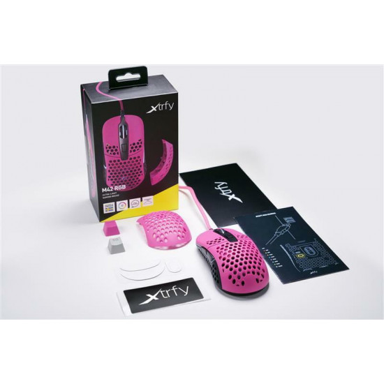 Миша Xtrfy M42 RGB Pink (XG-M42-RGB-PINK)