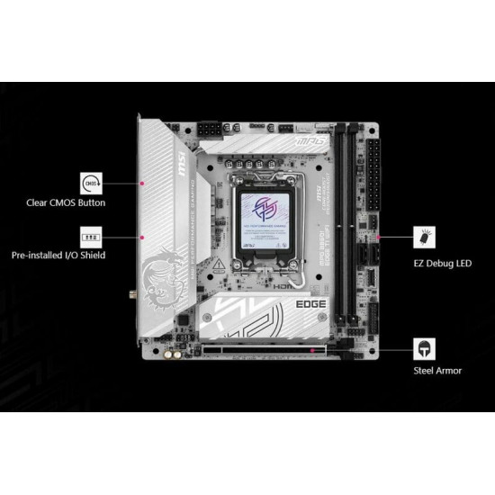 Материнська плата MSI MPG B860I Edge TI WiFi Socket 1851