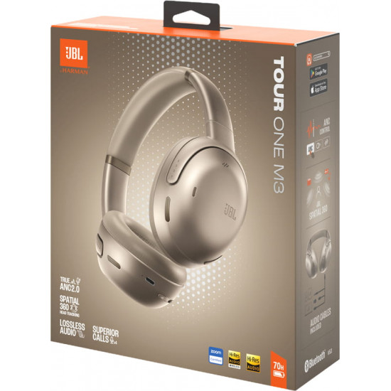 Bluetooth-гарнітура JBL Tour One M3 Latte (JBLTOURONEM3LTT)