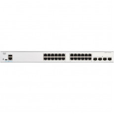 Комутатор Cisco Catalyst C1300-24P-4G (24хGE PoE, 4xGE SFP, USB, 195 Вт, керований)
