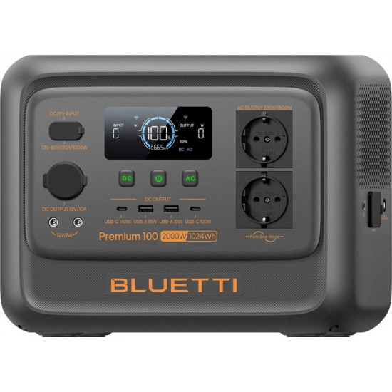 Зарядна станція Bluetti Premium 100 V2, 2000W, 1024Wh