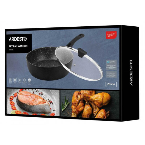 Сковорода з кришкою Ardesto Gemini Livorno 28 см (AR1228A)