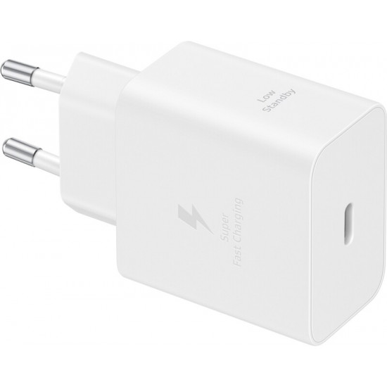 Мережевий зарядний пристрій Samsung EP-T4511 45W USB-C White (EP-T4511XWEGEU)