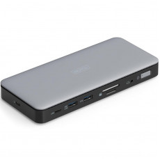 Док-станція Digitus USB-C USB3.2х2/USB-C/SD/MicroSD/HDMIx2/DisplayPort/RJ45/Audio (DA-70917)
