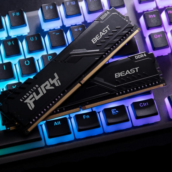 Модуль пам`ятi DDR4 16GB/3200 Kingston Fury Beast Black (KF432C16BB1/16WP)