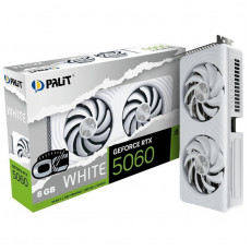 Відеокарта GF RTX 5060 8GB GDDR7 White OC Palit (NE75060U19P1-GB2063M)