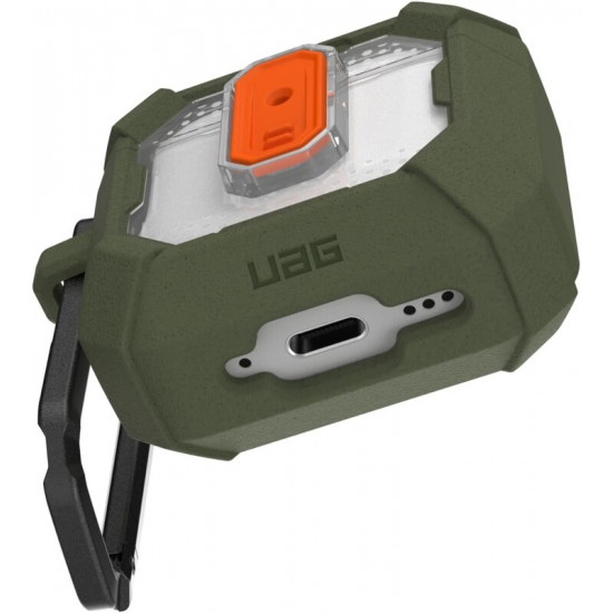 Чохол для навушників Urban Armor Gear Plasma для Apple AirPods (Gen 4, 2024) Olive Drab (104129117272)