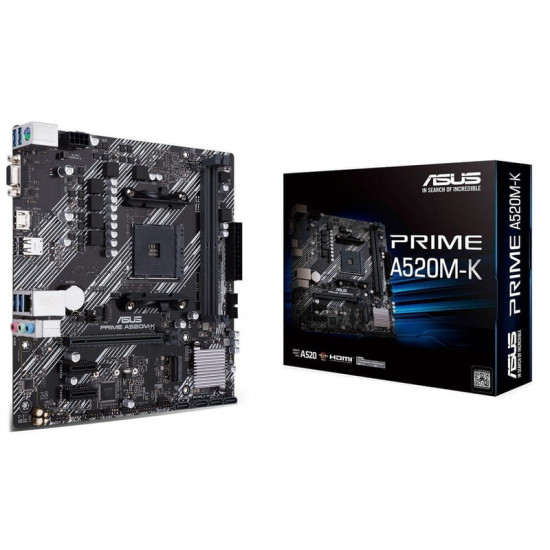 Материнська плата Asus Prime A520M-K Socket AM4