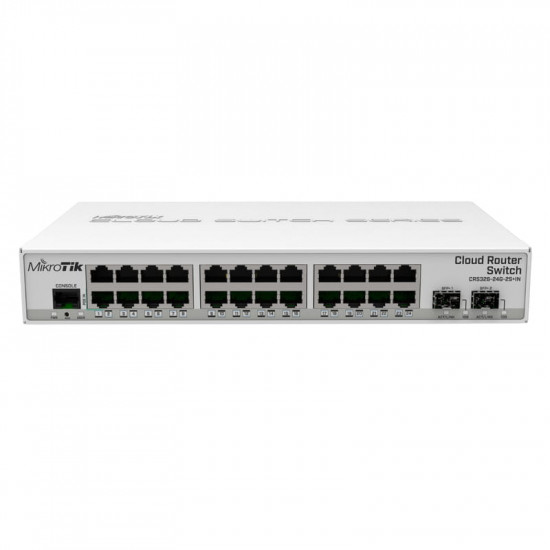 Комутатор MikroTik CRS326-24G-2S+IN