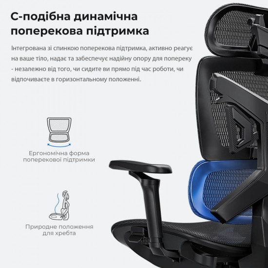 Крісло для геймерів Anda Seat X-Air Mega Size XL Mesh Gray Twilight (AD-WY-01-GGSP)