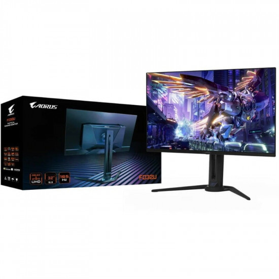 Монітор Gigabyte 31.5" Aorus FO32U OLED Black 165Hz