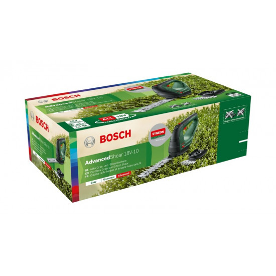 Ножиці садові Bosch AdvancedShear 18V-10 + насадка кущоріз (0.600.857.001)