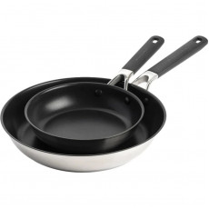 Набір сковорідок KitchenAid Classic Stainless Steel 2 предмети (CC005706-001)
