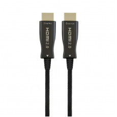 Кабель Cablexpert HDMI - HDMI V 2.0 (M/M), з позолоченими контактами, 15 м, чорний (CCBP-HDMI-AOC-15M)