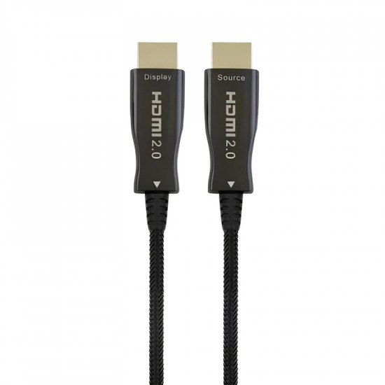 Кабель Cablexpert HDMI - HDMI V 2.0 (M/M), з позолоченими контактами, 15 м, чорний (CCBP-HDMI-AOC-15M)