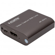 Пристрій відеозахоплення PowerPlant HDMI 4k/60hz (HDVC5) (CA914166)
