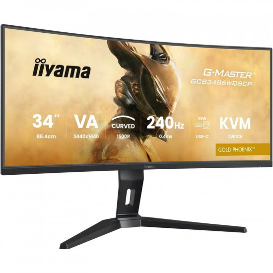 Монітор Iiyama 34" G-Master GCB3486WQSCP-B1 VA Black 240Hz Curved