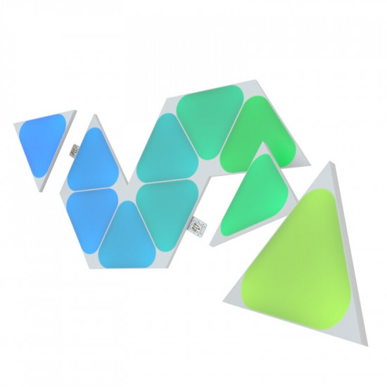 Додаткові панелі Nanoleaf Shapes Mini Triangles Apple HomeKit, 10 шт. (NL48-1001TW-10PK)
