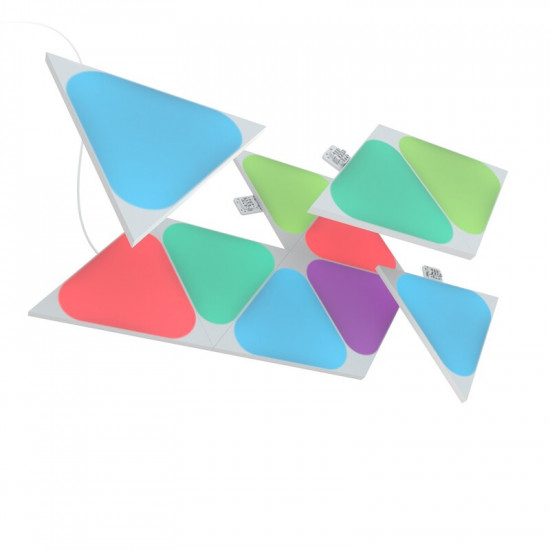 Додаткові панелі Nanoleaf Shapes Mini Triangles Apple HomeKit, 10 шт. (NL48-1001TW-10PK)