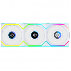 Вентилятор Lian Li Uni Fan SL Wireless LCD 120-3 Reverse White (G99.12RSLLCD1W3W.00)
