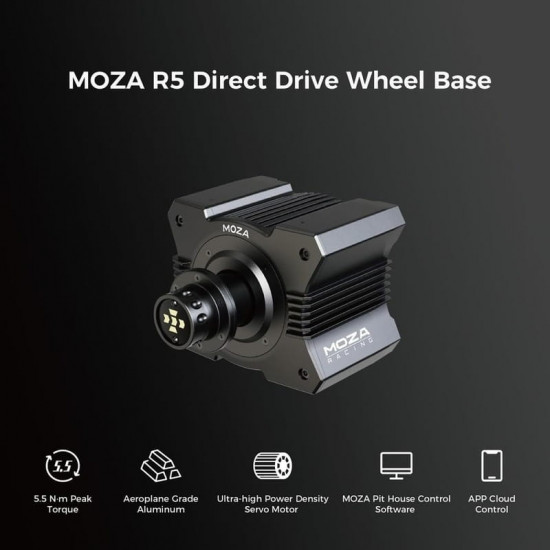 Кермо і педалі MOZA Racing R5 Racing Bundle for PC (RS20)