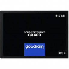 Накопичувач SSD  512GB Goodram CX400 Gen.2 2.5" SATAIII 3D TLC (SSDPR-CX400-512-G2)