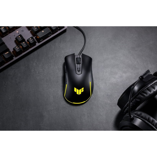 Миша Asus TUF Gaming M3 Gen II Black (90MP0320-BMUA00) + Ігрова поверхня Asus TUF Gaming P1 Black (90MP02G0-BPUA00)
