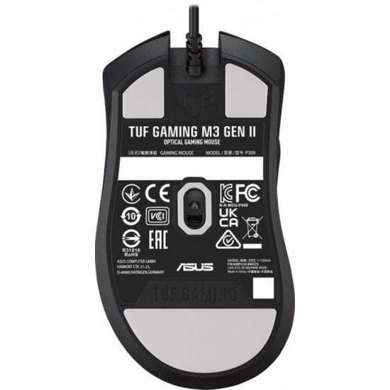 Миша Asus TUF Gaming M3 Gen II Black (90MP0320-BMUA00) + Ігрова поверхня Asus TUF Gaming P1 Black (90MP02G0-BPUA00)