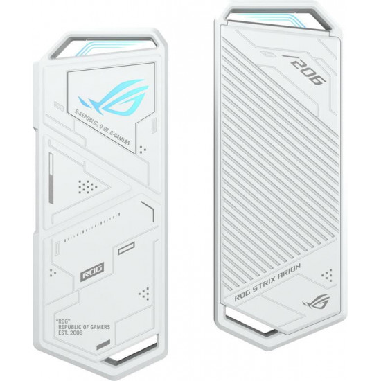 Зовнішня кишеня Asus ROG Strix Arion ESD-S1C PCIe NVMe M.2 2230/2242/2260/2280 USB Type-C 3.2 White (90DD02H1-B09000)