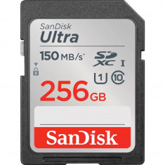 Карта пам`яті SDXC 256GB UHS-I Class 10 SanDisk Ultra R150MB/s (SDSDUNC-256G-GN6IN)