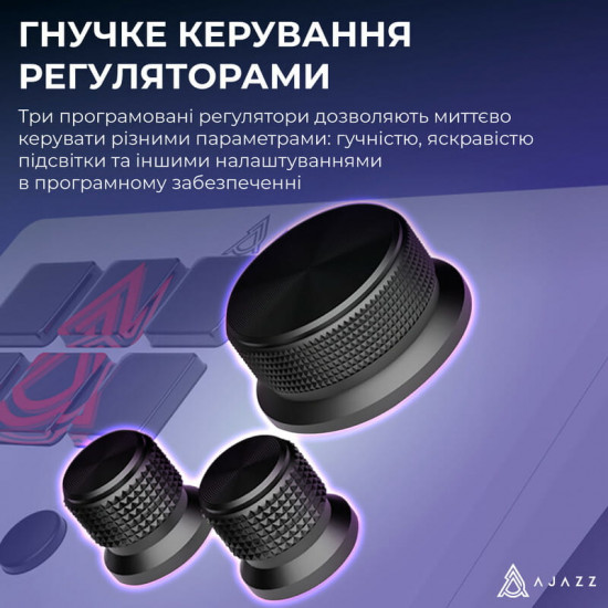 Контролер для стримінгу Ajazz AKP03E USB White