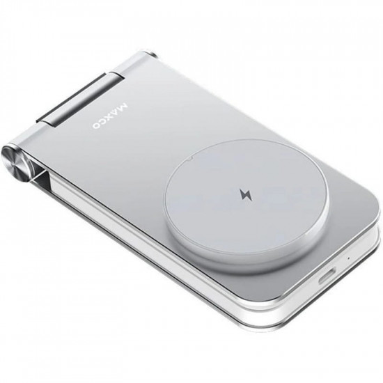 Бездротовий зарядний пристрій Maxco Wireless Charger 3-in-1 15W Grey (MW08)