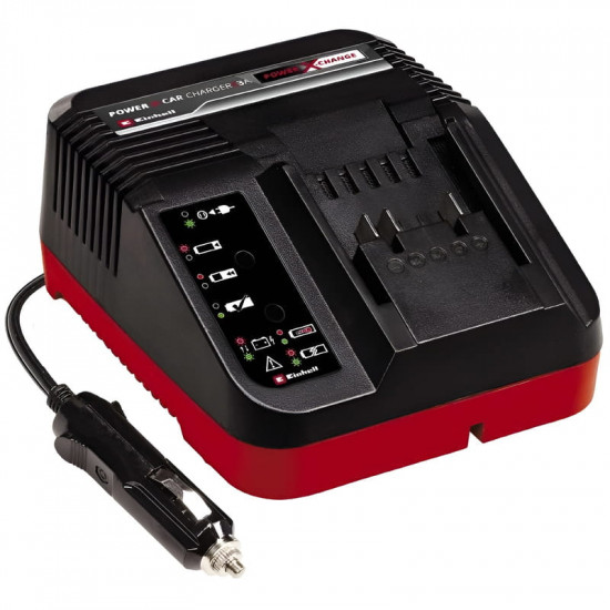Зарядний пристрій з живленням від автомобільної мережі Einhell 18V Power X-Car Charger 3A PXC (4512113)
