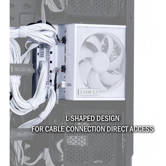 Блок живлення Lian Li EDGE1300, 80 Plus Platinum, White, EU Cord (G9P.EG1300.WE00.EU)