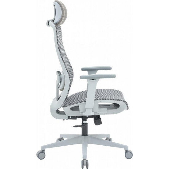 Крісло офісне Officepro Wave OC670-G-G-G Grey