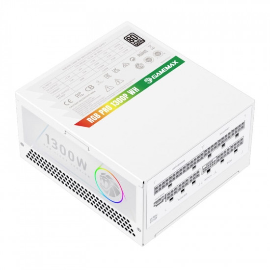 Блок живлення GameMax RGB Pro 1300P 1300W White