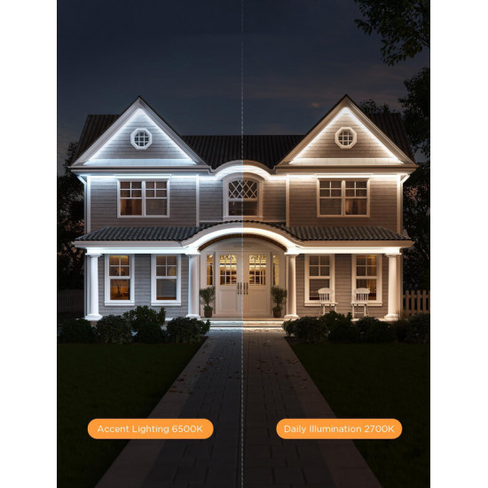 Світлодіодна стрічка розумна Govee H70A1 Phantasy Outdoor LED, 10 м, White (H70A13D1)