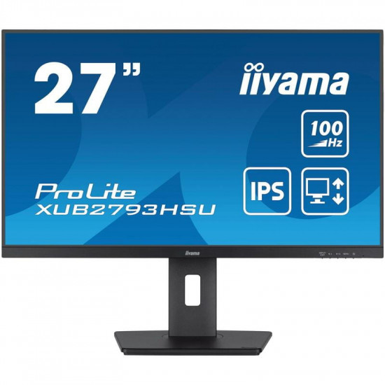 Монітор Iiyama 27" ProLite XUB2793HSU-B7 IPS Black 100Hz
