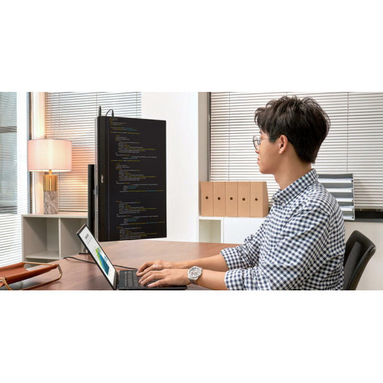 Монiтор Asus 23.8" ZenScreen MB249C (90LM0865-B01170) IPS Black