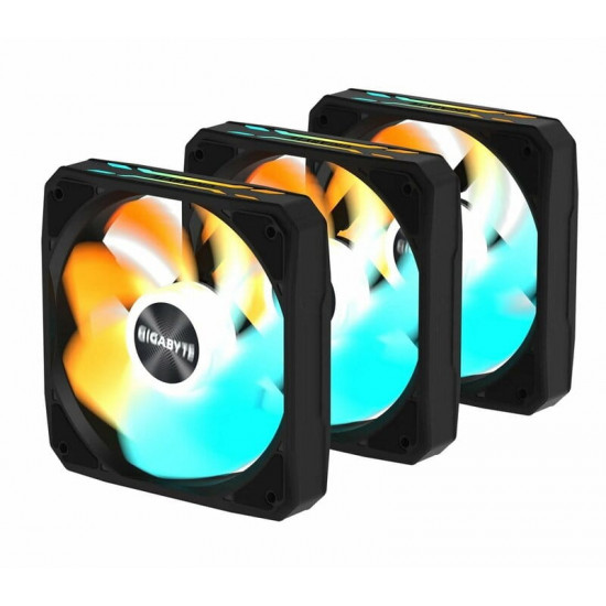 Вентилятор Gigabyte EZ Chain RVS Fan 120 3-Pack Black (GP-GBT EZRVSFAN1203)