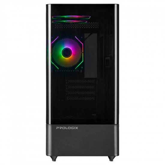 Корпус Prologix Lumi GM-01AB Glass Black