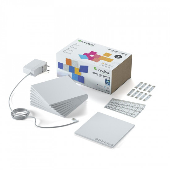 Розумна система освітлення Nanoleaf Canvas Smarter Kit Apple HomeKit, 9 шт. (NL29-0002SW-9PK)