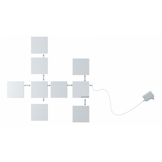 Розумна система освітлення Nanoleaf Canvas Smarter Kit Apple HomeKit, 9 шт. (NL29-0002SW-9PK)