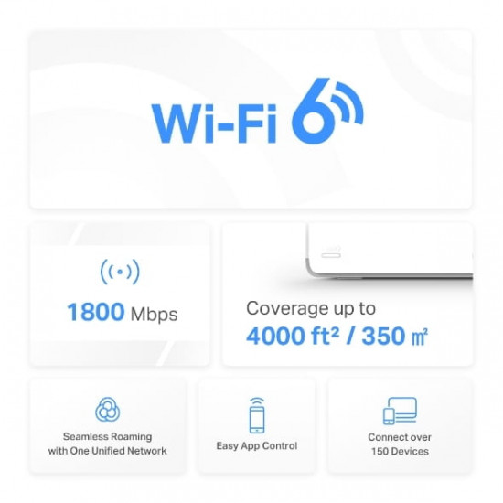 WiFi Mesh-система Mercusys Halo H70X 2-pack