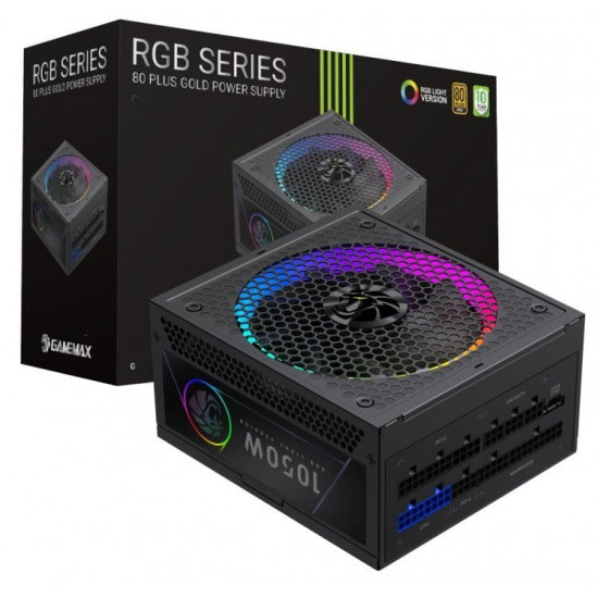 Блок живлення GameMax RGB 1050G 1050W Black